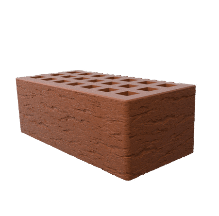 Саранский кирпич лицевой (СЗЛК) 1.4НФ какао ольха2