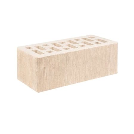 Кирпич лицевой Старый Оскол 1,4НФ белый бархат