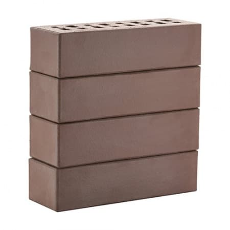 Клинкер ЛСР фасадный 0,7 NF коричневый "Мюнхен" гладкая