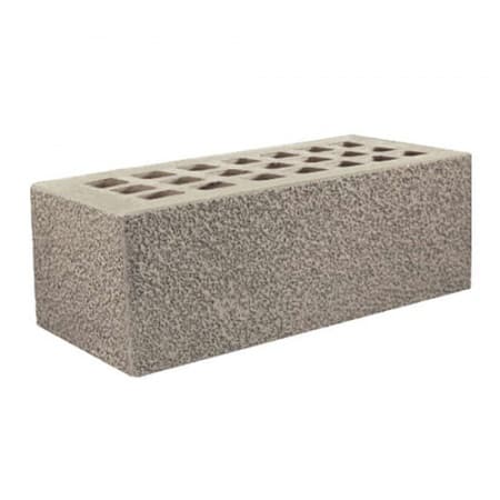 Железногорский кирпич лицевой 1,4НФ серый пена