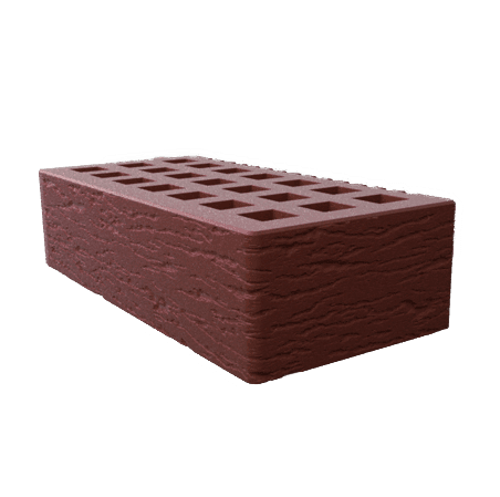Саранский кирпич лицевой (СЗЛК) 1НФ коричневый ольха1