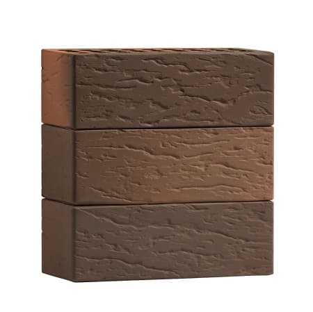 Кирпич лицевой Volgabrick Флеш Руст №70 1.4НФ