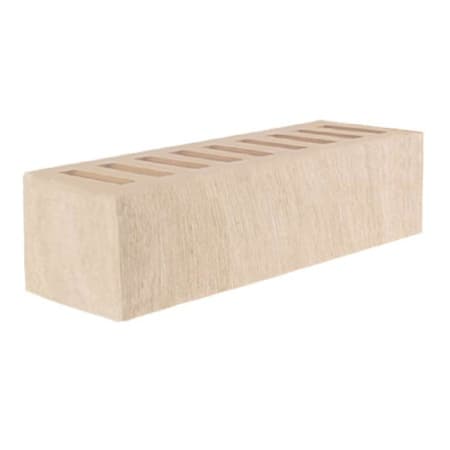 Кирпич лицевой Старый Оскол 0,7НФ белый бархат