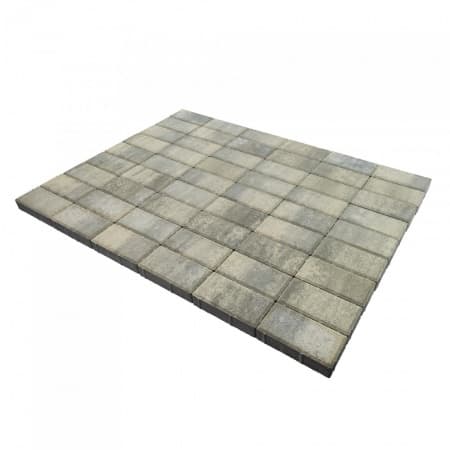 Тротуарная плитка Braer Прямоугольник Туман, h=40