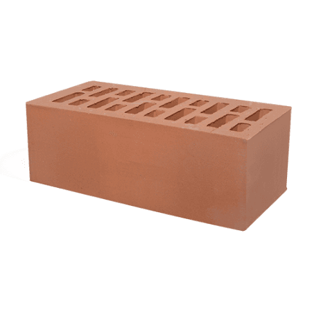 Кирпич лицевой Тербунский гончар пустотелый 1,4НФ персик гладкий