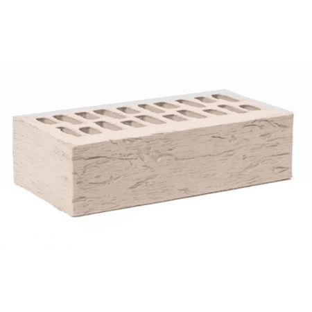 Ижевский кирпич лицевой 1НФ Гляссе Премиум (белые сливки) лофт