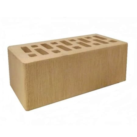 Кирпич лицевой Старый Оскол 1,4НФ слоновая кость бархат