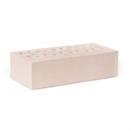 Ижевский кирпич лицевой 1НФ Гляссе Премиум (белые сливки) гладкий