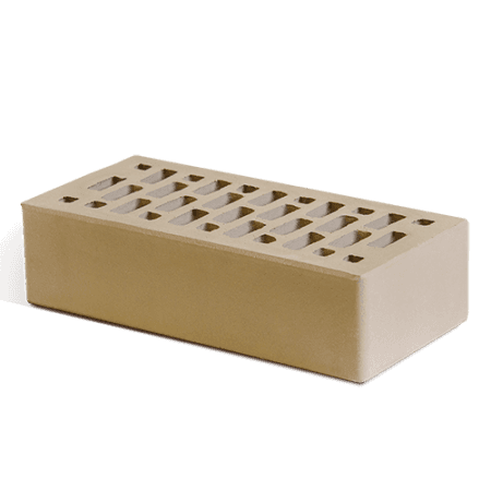 Маркинский кирпич лицевой 1НФ капучино гладкая