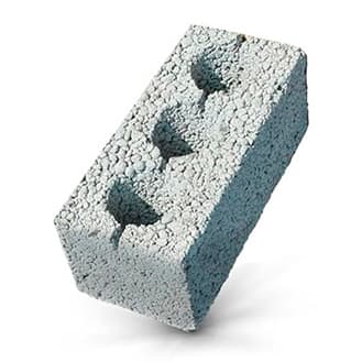 Блок керамзитобетонный 3-х пустотный Стройтекс 390 х 190 х 188