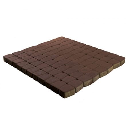 Тротуарная плитка Braer Классико круговая Коричневый, h=60
