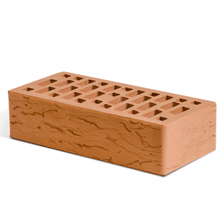 Маркинский кирпич лицевой 1НФ красный риф