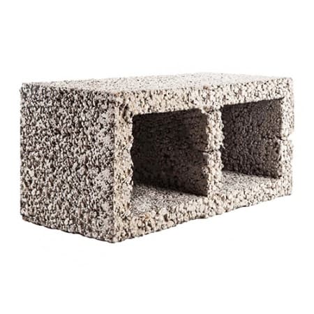 Блок керамзитобетонный 2-пустотный КСР-ПР-ПС-39-25-F50-700 Спектр Н