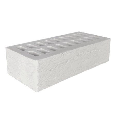 Кирпич Красная Гвардия лицевой 1НФ Белый Rock