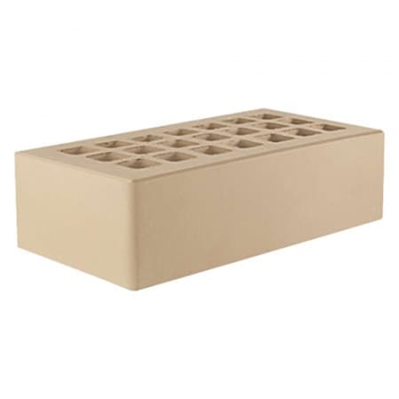 Железногорский кирпич лицевой 1НФ слоновая кость гладкий