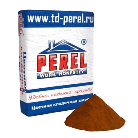 Смесь кладочная цветная Perel NL коричневый 0150 50 кг