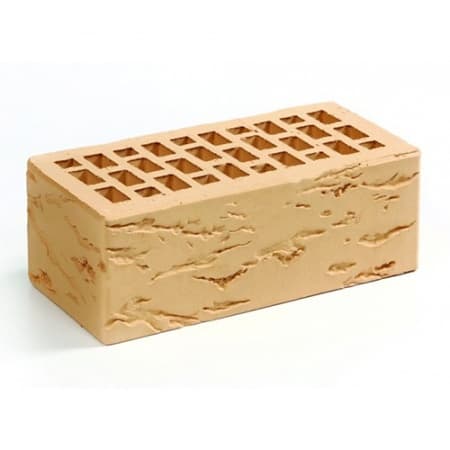 Воротынский кирпич лицевой 1,4НФ соломенный руст