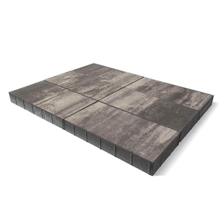 Тротуарная плитка Braer Сити Туман, h=80