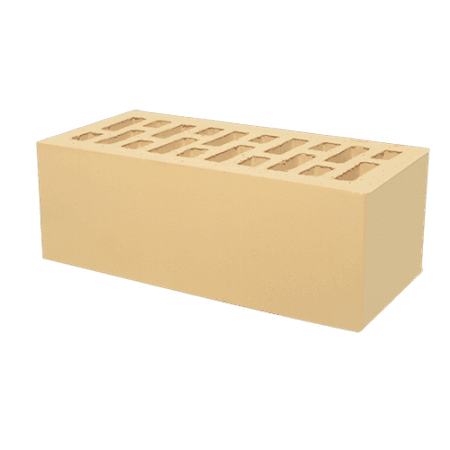 Кирпич лицевой Тербунский гончар пустотелый 1,4НФ золотистый гладкий