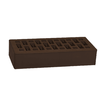 Кирпич рядовой НЗКМ 0,7НФ шоколад гладкий