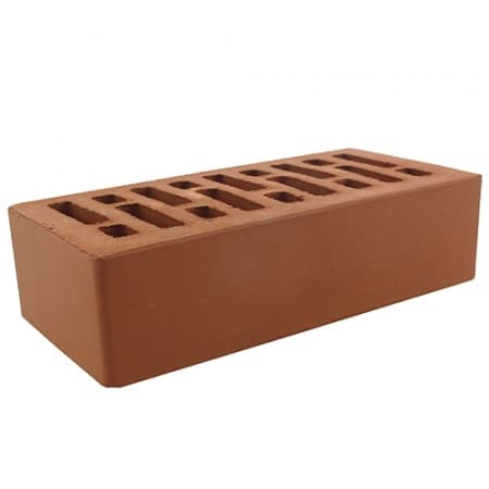 Кирпич лицевой Строма 1НФ терракотовый гладкий