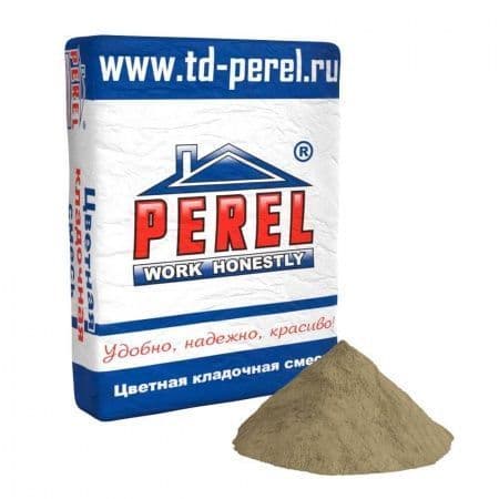Смесь кладочная цветная Perel SL серый 0010 50 кг