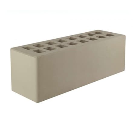 Железногорский кирпич лицевой 0,96НФ серый гладкий