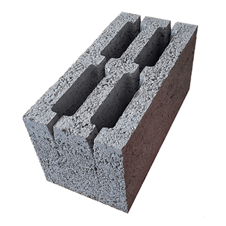 Блок керамзитобетонный 4-х пустотный Стройтекс 390 х 190 х 188