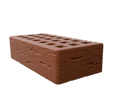Саранский кирпич лицевой (СЗЛК) 1НФ какао ольха3