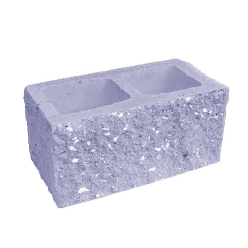 Сплитерный стеновой блок рядовой ССБР 39 цветной с мраморной крошкой