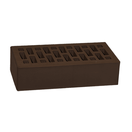 Кирпич рядовой НЗКМ 1НФ шоколад гладкий