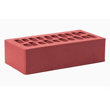 Ижевский кирпич лицевой 1НФ Бордо Премиум (бордовый) гладкий