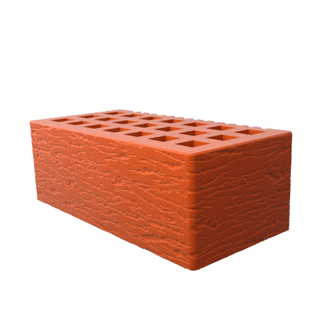 Саранский кирпич лицевой (СЗЛК) 1.4НФ красный ольха1