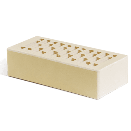 Маркинский кирпич лицевой 1НФ светло-бежевый гладкая