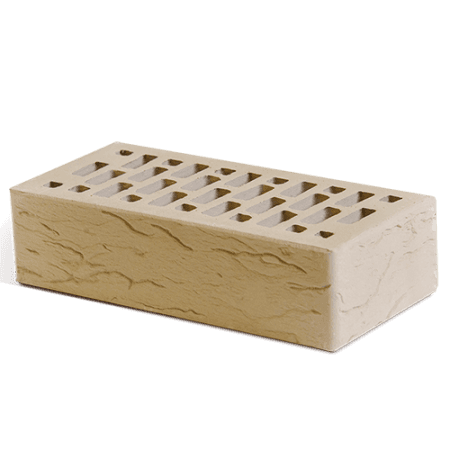 Маркинский кирпич лицевой 1НФ капучино 01 риф