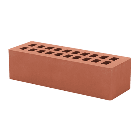 Кирпич лицевой Тербунский гончар пустотелый 0,7НФ персик гладкий