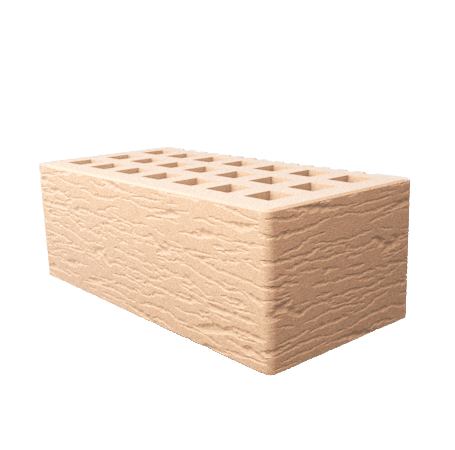 Саранский кирпич лицевой (СЗЛК) 1.4НФ слоновая кость ольха1