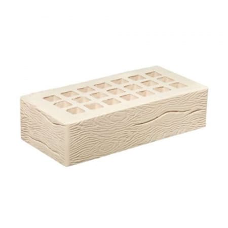 Железногорский кирпич лицевой 1НФ белый дерево