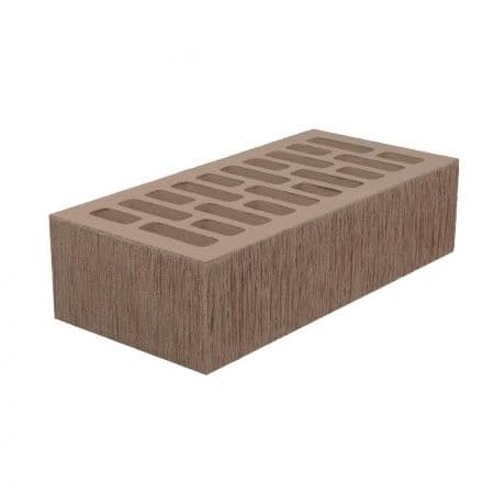 Ижевский кирпич лицевой 1НФ Амстердам Премиум (шоколад) бархат