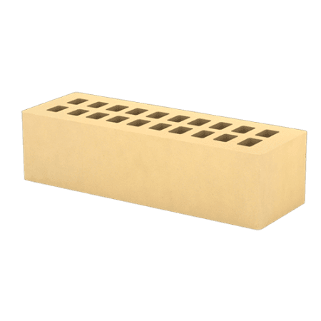 Кирпич лицевой Тербунский гончар пустотелый 0,7НФ золотистый гладкий