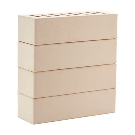 Клинкер ЛСР фасадный 0,7 NF белый "Неаполь" гладкая