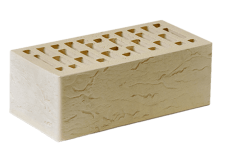 Маркинский кирпич лицевой 1.4НФ бежевый риф