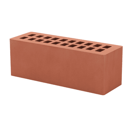 Кирпич лицевой Тербунский гончар пустотелый 0,9НФ персик гладкий