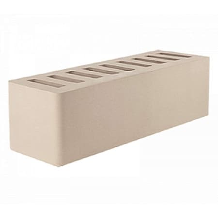 Кирпич лицевой Старый Оскол 0,9НФ белый гладкий