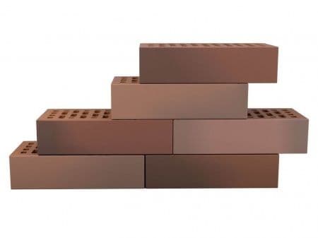 Кирово-Чепецкий кирпич лицевой 1НФ меларен гладкий