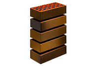 Саранский кирпич лицевой 1НФ флеш-обжиг руст