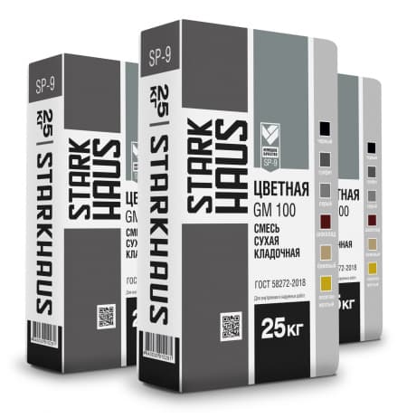 Смесь кладочная STARKHAUS ЦПС-100 ЗИМА бежевая 25 кг