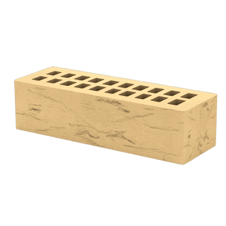 Кирпич лицевой Тербунский гончар пустотелый 0,7НФ золотистый старый город