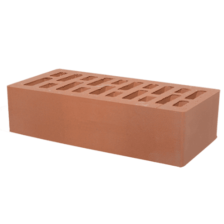Кирпич лицевой Тербунский гончар пустотелый 1НФ персик гладкий