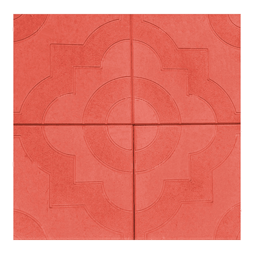 Тротуарная плитка Арт Альянс Фантазия 300 х 300 х 30 Красный